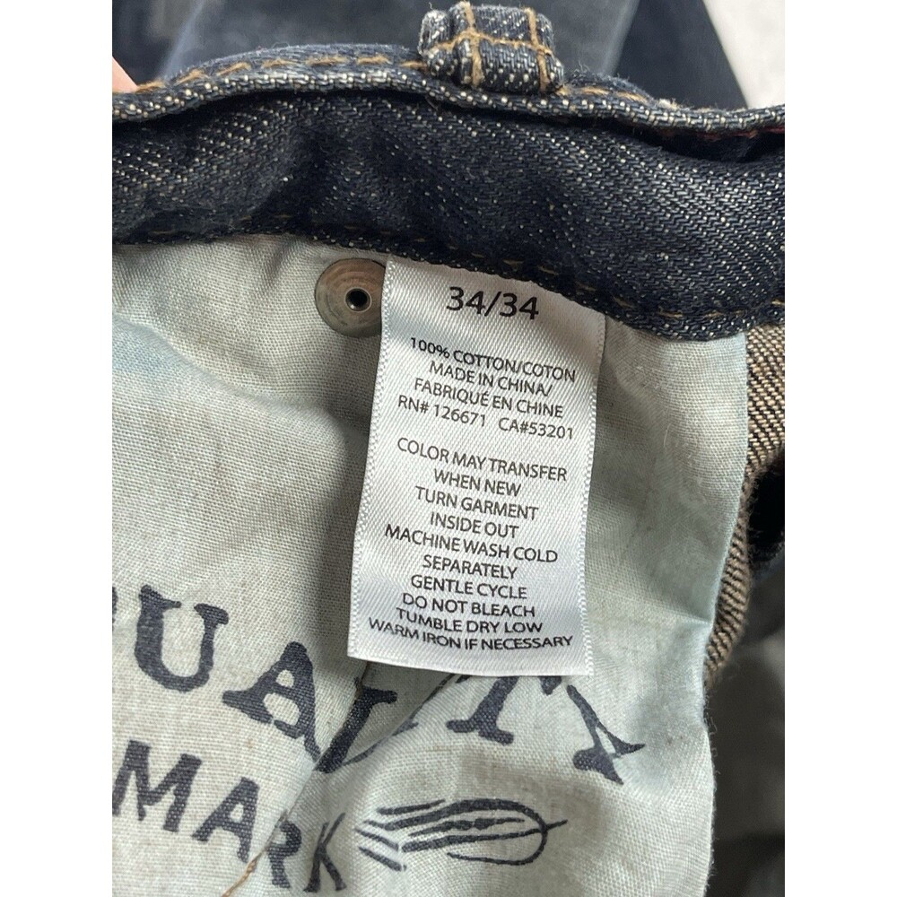 Aeropostale Jeans Men’s 34x34 Dark Blue Driggs Slim Bootcut Denim - Picture 11 of 11